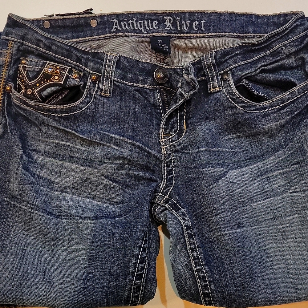 Women's Antique Rivet Jeans